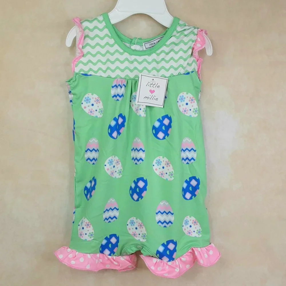 'LITTLE MILLIE' RUFFLE ROMPER - Picture 2 of 14